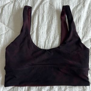 lululemon athletica Black and Burgundy Bra